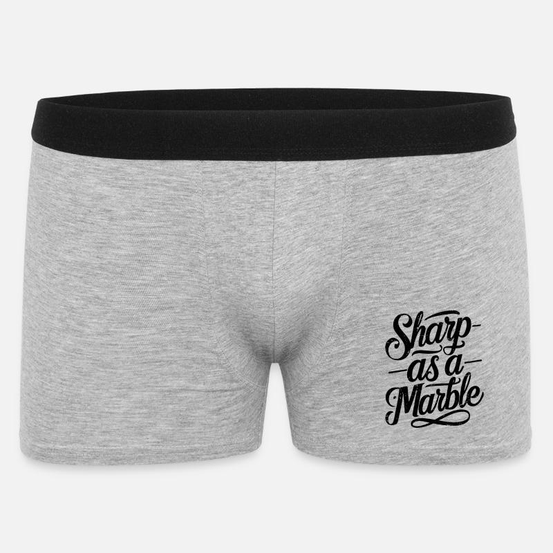 Sharp as a Marble - Men's Boxer Shorts - heather grey