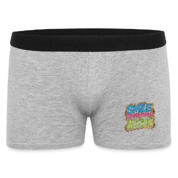 Hygiéniste orthodontique Lisseurs de sourire dentaire - Boxer Homme - gris chiné - Devant