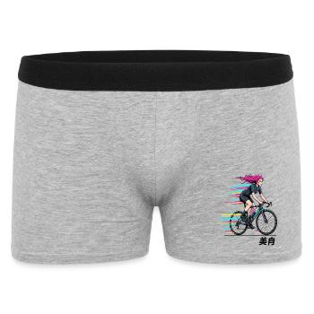 Neon Sprint Cyclist - Men's Boxer Shorts - heather grey - Front