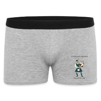 Les cornemuses : Qui donne le ton ? - Boxer Homme - gris chiné - Devant
