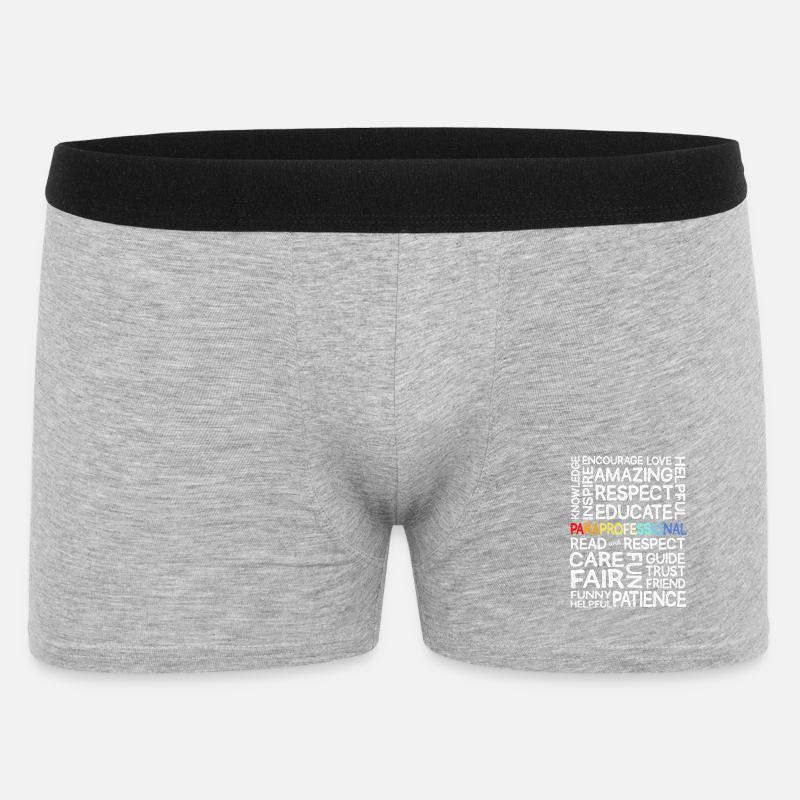 Paraprofessional Paraeducator Lehrerassistent - Männer Boxer Shorts - Grau meliert