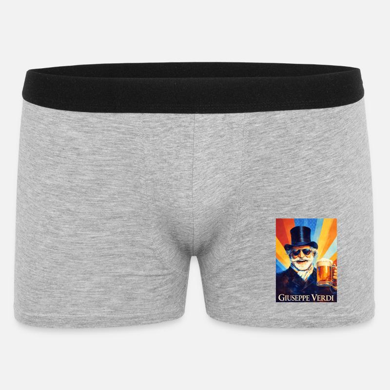 Giuseppe Verdi - Boxer da uomo - grigio melange