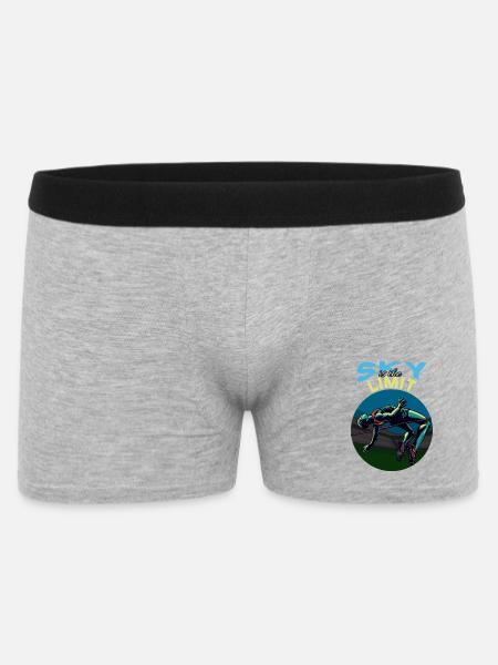 High jump: Sky is the limit! - Men's Boxer Shorts - heather grey