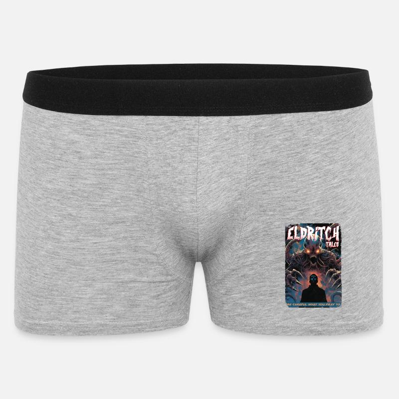 Eldritch Tales Tentakel Schatten-Tee - Männer Boxer Shorts - Grau meliert
