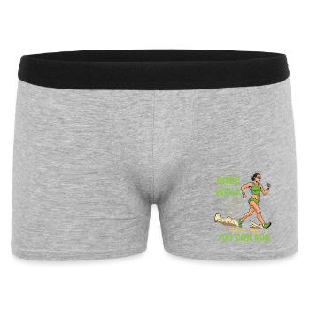 Marche (Compétition) : Plus rapide que tu ne peux courir ! - Boxer Homme - gris chiné - Devant