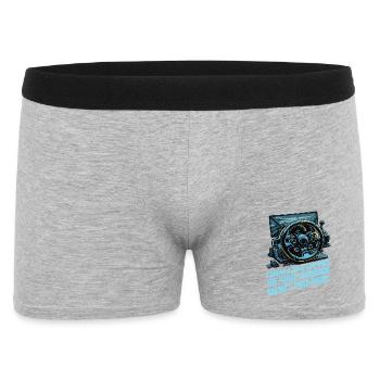 I once drove a real car, the Force - Men's Boxer Shorts - heather grey - Front