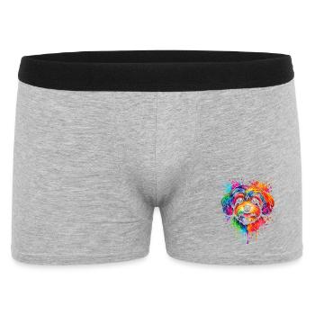 Havanais | Art pop pour petits chiens - Boxer Homme - gris chiné - Devant