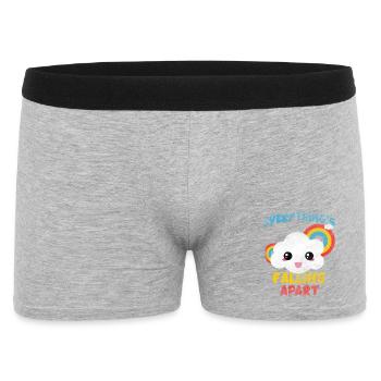 everything's falling apart Nuvoletta Arcobaleno - Men's Boxer Shorts - heather grey - Front