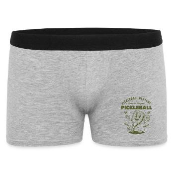 Pickleball Players Funny Pickle Ball Love - Men's Boxer Shorts - heather grey - Front