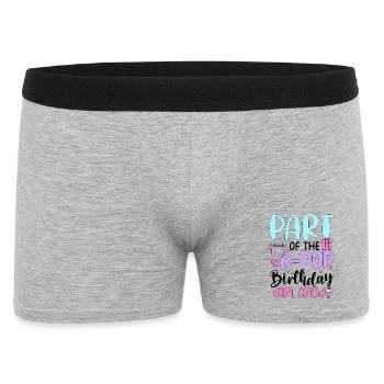 Membre de l’équipe des filles d’anniversaire de K Pop - Boxer Homme - gris chiné - Devant