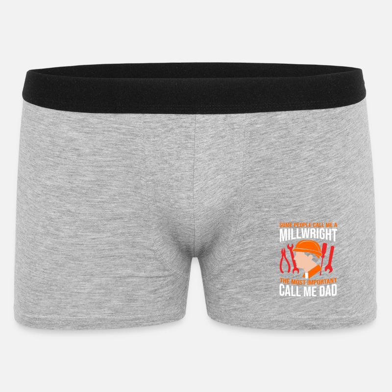 Locksmith Mechanic CNC Mechanical Engineering - Men's Boxer Shorts - heather grey