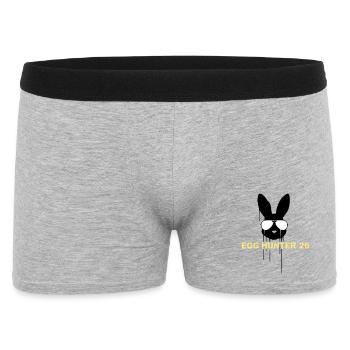 Pâques du Chasseur d’œufs 2026 - Boxer Homme - gris chiné - Devant