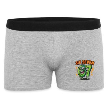 Six Seven 67 Zombie Horror Humor Italian Brainrot - Men's Boxer Shorts - heather grey - Front