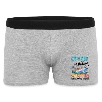 Cruisin Together Bahamas - Männer Boxer Shorts - Grau meliert - Vorne