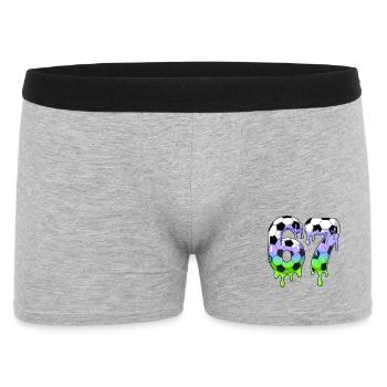 7th Birthday Soccer Shirt I was 6 Now Im 7 years - Boxer Homme - gris chiné - Devant