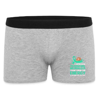Névralgie du trijumeau - Boxer Homme - gris chiné - Devant