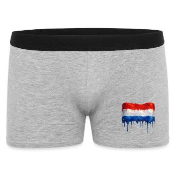 Drapeau néerlandais dégoulinant - Boxer Homme - gris chiné - Devant