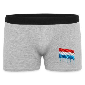 Luxemburg Colorful Paint - Männer Boxer Shorts - Grau meliert - Vorne