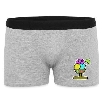 Glace colorée Sundae Glace Glace Glace - Boxer Homme - gris chiné - Devant