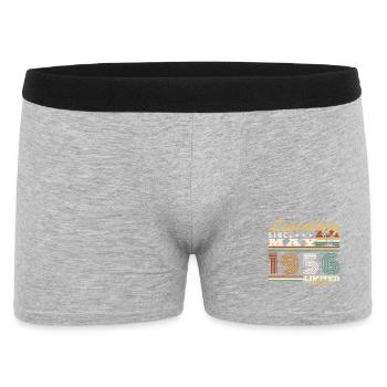 Mai 1956 Vintage Cadeau d'anniversaire - Boxer Homme - gris chiné - Devant