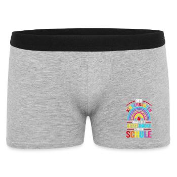 Kita Erste Klasse Schüler Kindergarten - Männer Boxer Shorts - Grau meliert - Vorne