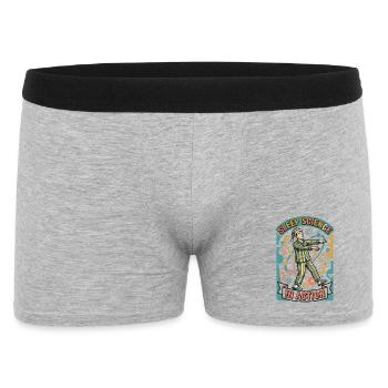 Recherche sur le sommeil active | Somnambulisme - Boxer Homme - gris chiné - Devant