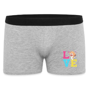 Frengle Dog - Boxer Homme - gris chiné - Devant