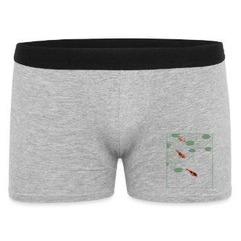 Wabi-sabi style Koi carp - Men's Boxer Shorts - heather grey - Front