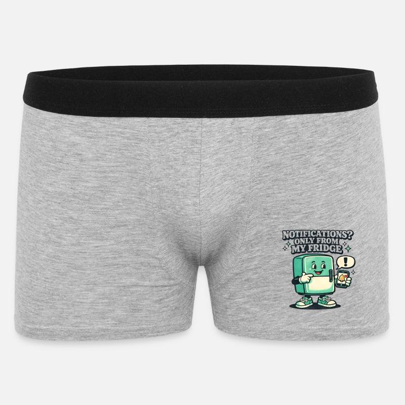 Fridge Only Push | Smart Home - Men's Boxer Shorts - heather grey