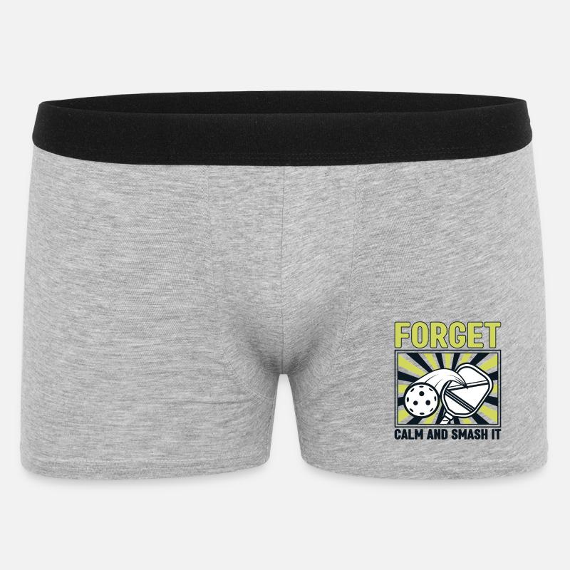 Forget silence – beat it! - Men's Boxer Shorts - heather grey