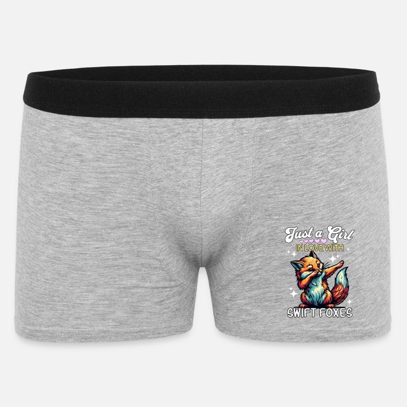 Fille Fox Rapide Renard - Boxer Homme - gris chiné
