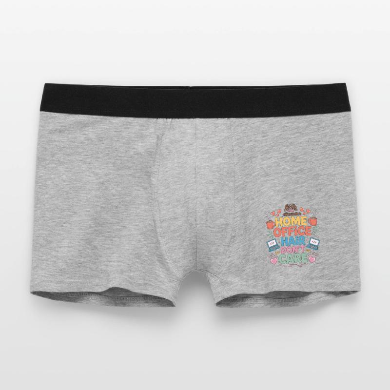 Remote Developer Home Office Hair Web Developer Men's Boxer Shorts