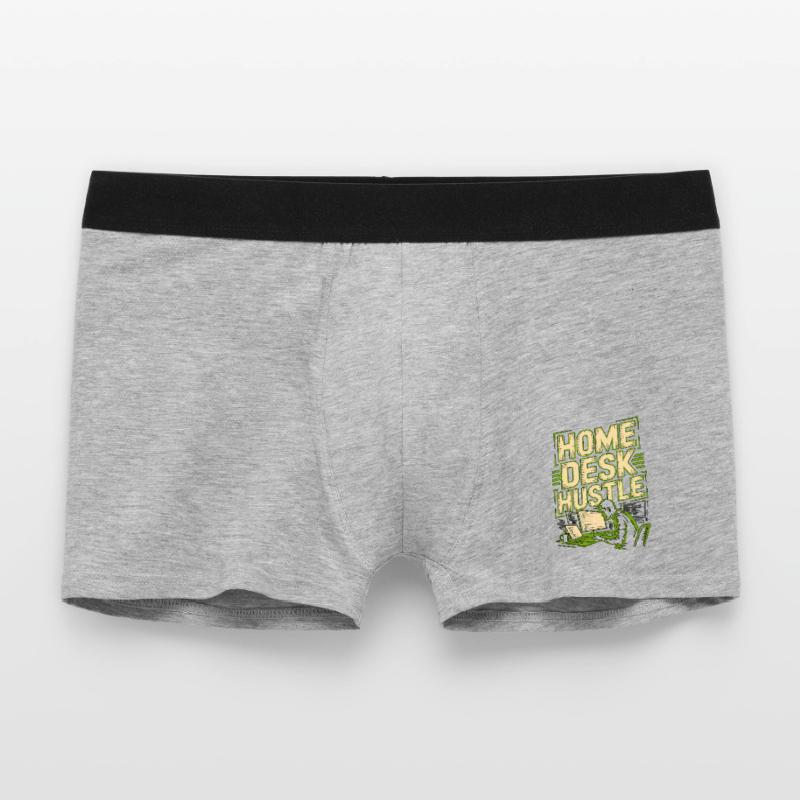 Remote Developer Home Desk Hustle Remote Coder Men's Boxer Shorts