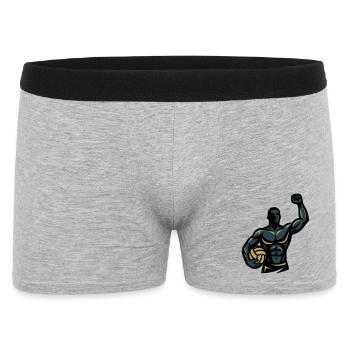 Équipe d’athlètes musculaires des joueurs de beach-volley-ball - Boxer Homme - gris chiné - Devant