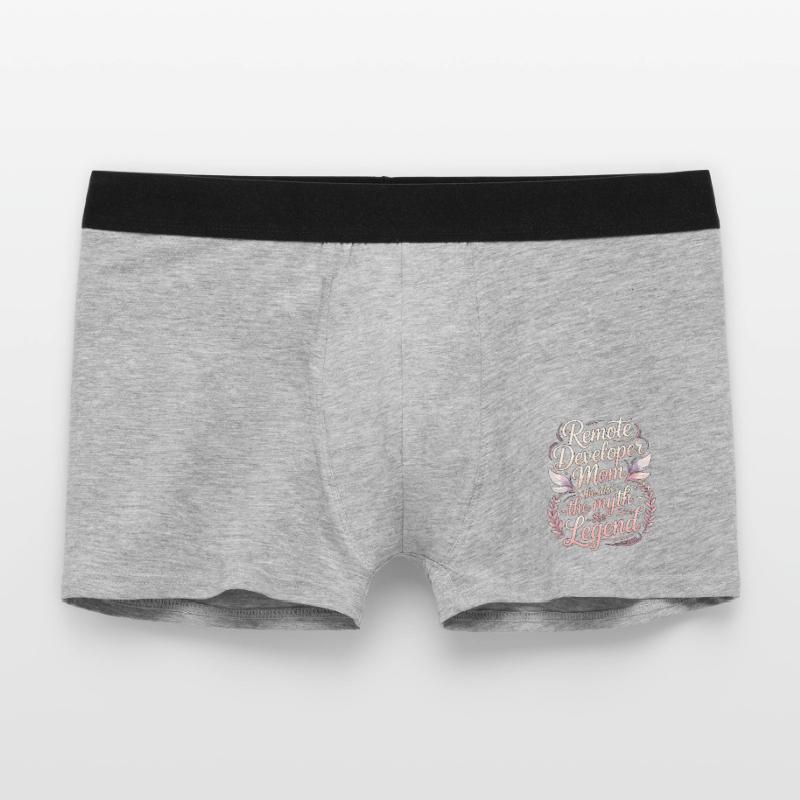 Remote Developer Mom The Idol The Remote Coder Men's Boxer Shorts