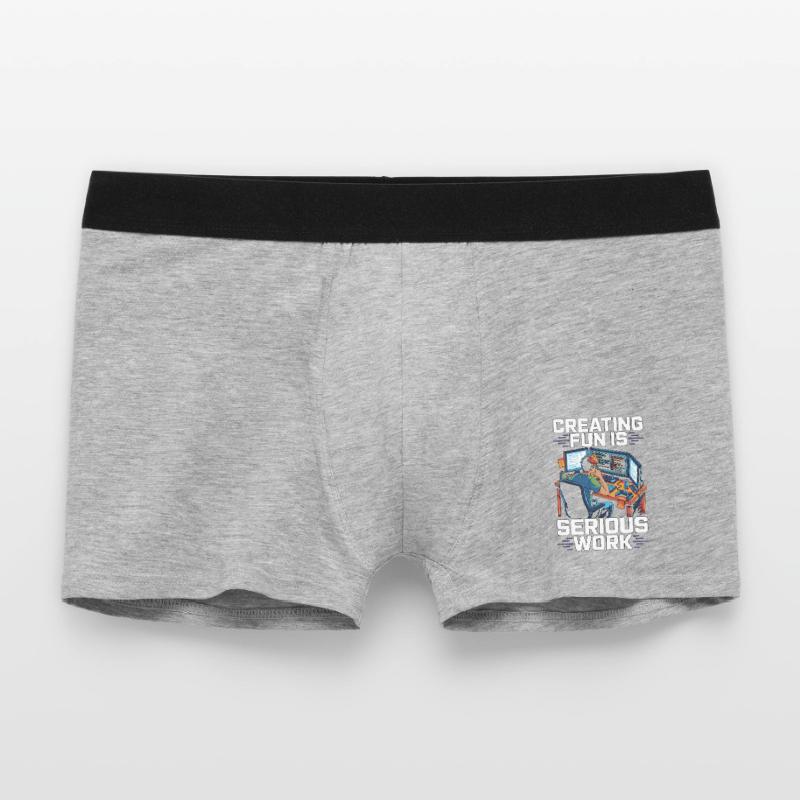Game Developer Creating Fun Is Game Programmer Männer Boxer Shorts
