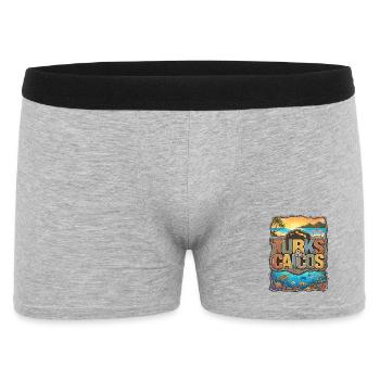 Souvenir des îles Turques-et-Caïques - Boxer Homme - gris chiné - Devant