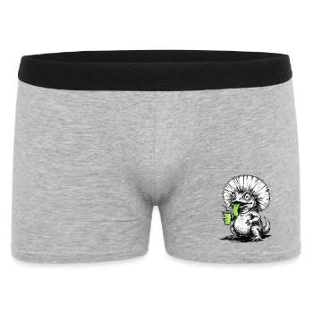 Lizard Soda Artwork Gift Idea - Men's Boxer Shorts - heather grey - Front