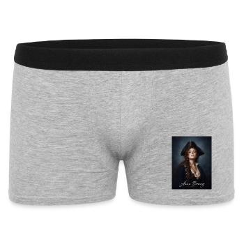 Portrait pirate d’Anne Bonny - Boxer Homme - gris chiné - Devant