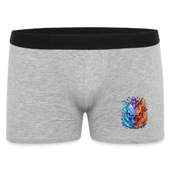Crâne de Cristal Feu et Glace - Boxer Homme - gris chiné - Devant