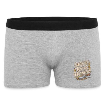 Cabinet Maker Wood Work Wonder Cabinet Expert - Men's Boxer Shorts - heather grey - Front