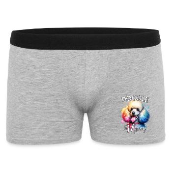 Poodle Mom - Men's Boxer Shorts - heather grey - Front