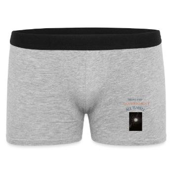 Trust the Government,All is Well - Men's Boxer Shorts - heather grey - Front