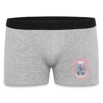 Bientôt Maman 2027 Annonce Grossesse Cadeau - Boxer Homme - gris chiné - Devant