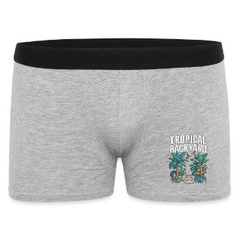 Tropical Backyard Tropical Garden - Men's Boxer Shorts - heather grey - Front