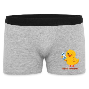 Ente Milch Natuerlich - Männer Boxer Shorts - Grau meliert - Vorne