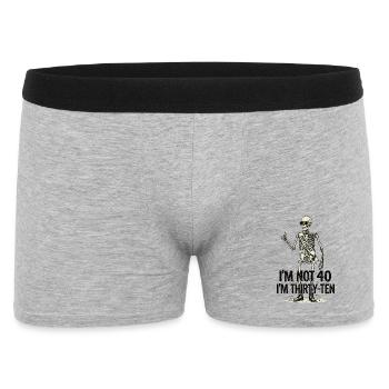 I'm not 40, it's my 30th birthday - Men's Boxer Shorts - heather grey - Front