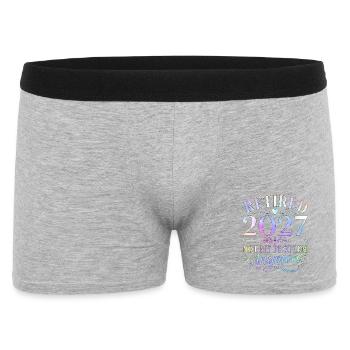 Retired 2027 Not My Problem Anymore - Men's Boxer Shorts - heather grey - Front