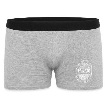Detective - Men's Boxer Shorts - heather grey - Front