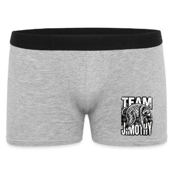 Jimothy Équipe Drôle de Raton Laveur Viral Jimothy - Boxer Homme - gris chiné - Devant